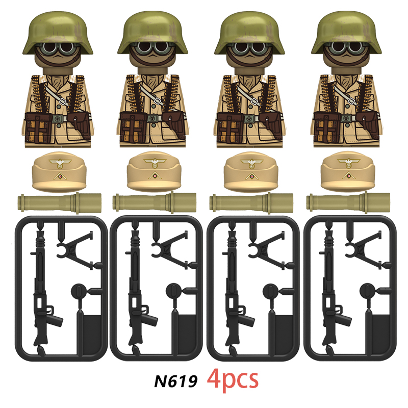 HOT Military Figures Building  - Lego Minifigure Holder recension och pris