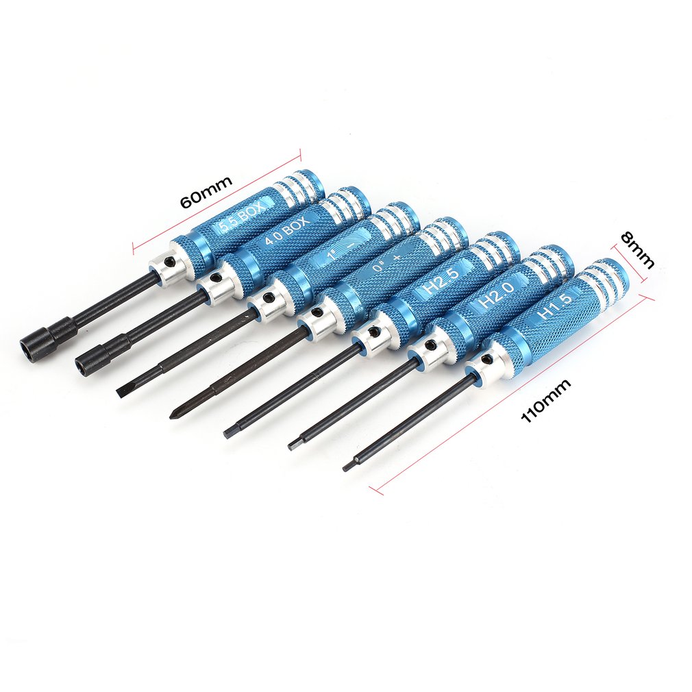 YSIDO 7Pcs 1.5 2.0 2.5mm Hex S - Tamiya Model Paint Set recension och pris
