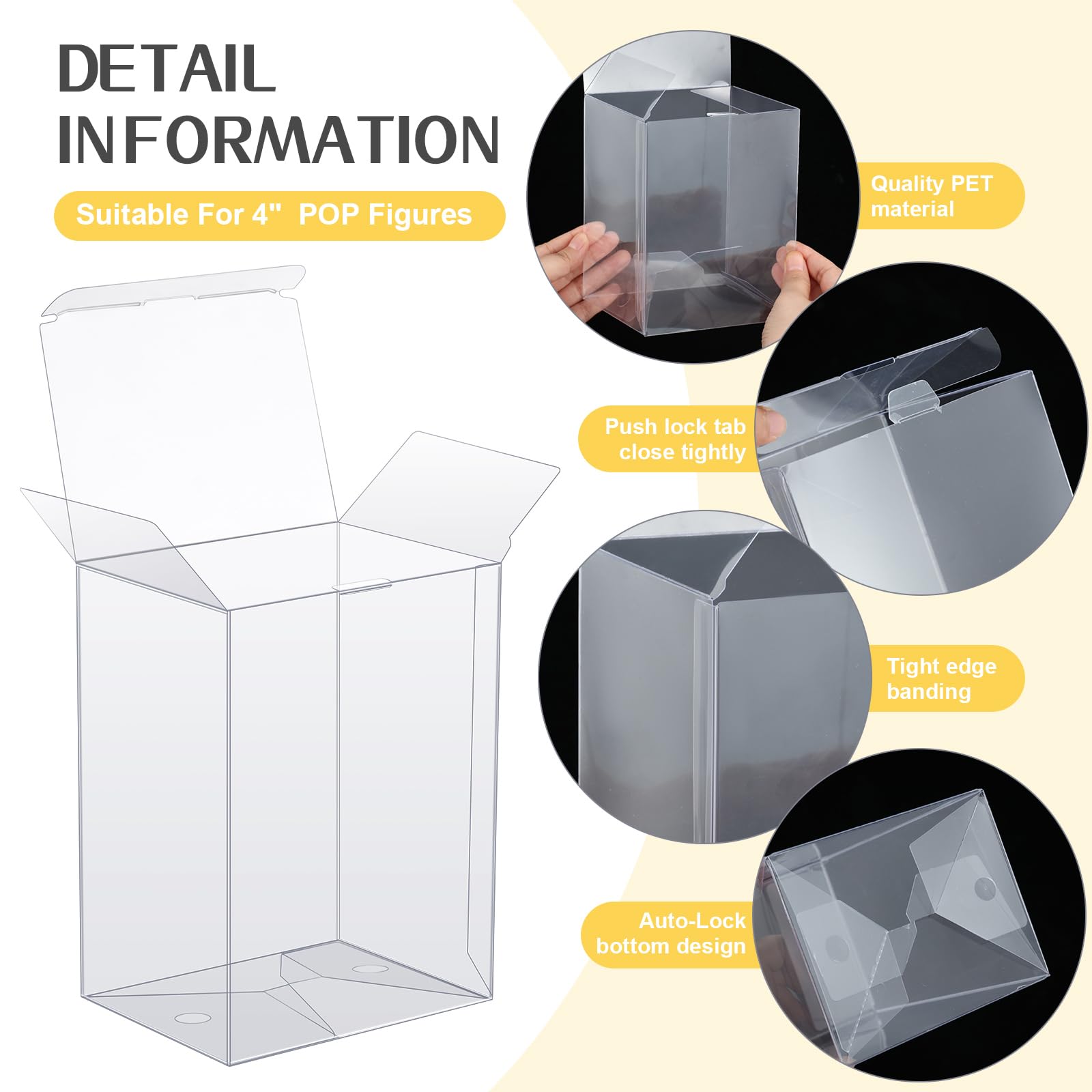 Clear Display Case Compatible  - Funko Pop Protector recension och pris