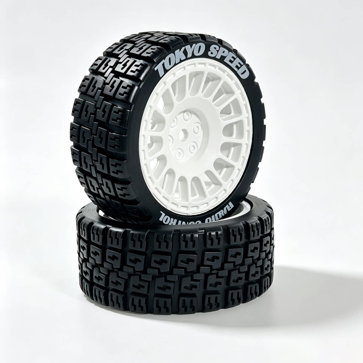 1/10 RC Rally Car 4Pcs 68mm Gr - Tamiya Model Rc Car recension och pris